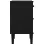 SENJA Nachttisch Rattanoptik Zirbenholz schwarz 40x35x65 cm von , Nachttische - Ref: Foro24-358015, Preis: 59,18 €, Rabatt: %