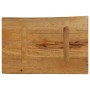 Tablero de mesa borde natural madera maciza mango 60x40x2,5 cm en Tableros para mesas | Comprar online en Foro24