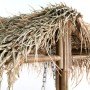 2-seater swing bench with palm leaves and bamboo 202 cm by vidaXL, Garden rockers - Ref: Foro24-43712, Price: 478,77 €, Disco...