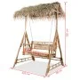 2-Sitzer-Schaukelbank mit Palmblättern und Bambus 202 cm von vidaXL, Gartenwippen - Ref: Foro24-43712, Preis: 451,90 €, Rabat...