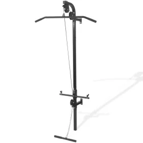 Gimnasio en casa de pared con 2 poleas de vidaXL, Barras para flexiones y dominadas - Ref: Foro24-91369, Precio: 91,81 €, Des...