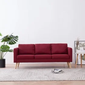 3-Sitzer-Sofa aus weinrotem Stoff von , Sofas - Ref: Foro24-281364, Preis: 394,92 €, Rabatt: %