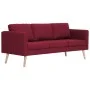 3-Sitzer-Sofa aus weinrotem Stoff von , Sofas - Ref: Foro24-281364, Preis: 394,92 €, Rabatt: %