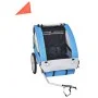 Grauer und blauer Fahrradanhänger 30 kg von vidaXL, Fahrradanhänger - Ref: Foro24-91372, Preis: 183,71 €, Rabatt: %