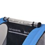 Grauer und blauer Fahrradanhänger 30 kg von vidaXL, Fahrradanhänger - Ref: Foro24-91372, Preis: 187,01 €, Rabatt: %