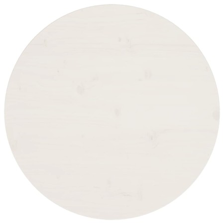 Tischoberfläche aus massivem weißem Kiefernholz Ø60x2,5 cm von , Tischplatten - Ref: Foro24-813654, Preis: 45,98 €, Rabatt: %