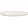 Tischoberfläche aus massivem weißem Kiefernholz Ø60x2,5 cm von , Tischplatten - Ref: Foro24-813654, Preis: 45,98 €, Rabatt: %
