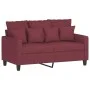 Sofa set with cushions 2 pieces red fabric by , Sofas - Ref: Foro24-3201670, Price: 414,06 €, Discount: %