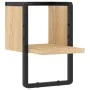 Wall shelf with Sonoma oak bar 20x25x30 cm by , Shelves and shelves - Ref: Foro24-836274, Price: 12,55 €, Discount: %
