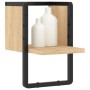 Wall shelf with Sonoma oak bar 20x25x30 cm by , Shelves and shelves - Ref: Foro24-836274, Price: 12,69 €, Discount: %