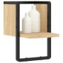 Wall shelf with Sonoma oak bar 20x25x30 cm by , Shelves and shelves - Ref: Foro24-836274, Price: 12,55 €, Discount: %