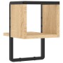 Wall shelf with Sonoma oak bar 20x25x30 cm by , Shelves and shelves - Ref: Foro24-836274, Price: 12,69 €, Discount: %