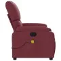 Liegender Massagesessel aus weinrotem Stoff von , Sessel - Ref: Foro24-373425, Preis: 211,70 €, Rabatt: %