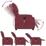 Red wine fabric reclining massage chair by , Armchairs - Ref: Foro24-373425, Price: 211,70 €, Discount: %