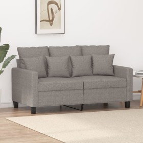 2-seater sofa in taupe gray fabric 120 cm by , Sofas - Ref: Foro24-359266, Price: 233,06 €, Discount: %