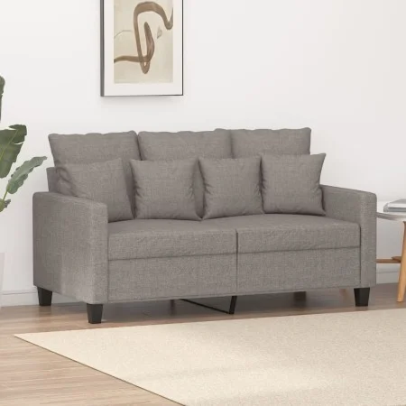 2-seater sofa in taupe gray fabric 120 cm by , Sofas - Ref: Foro24-359266, Price: 231,59 €, Discount: %
