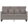 2-seater sofa in taupe gray fabric 120 cm by , Sofas - Ref: Foro24-359266, Price: 233,06 €, Discount: %