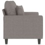 2-seater sofa in taupe gray fabric 120 cm by , Sofas - Ref: Foro24-359266, Price: 233,06 €, Discount: %