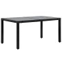 7-teiliges Outdoor-Esszimmerset aus synthetischem Rattan, schwarz von , Gartensets - Ref: Foro24-44087, Preis: 733,56 €, Raba...