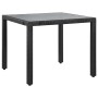 5-teiliges Garten-Ess-Set aus schwarzem synthetischem Rattan von , Gartensets - Ref: Foro24-44088, Preis: 738,41 €, Rabatt: %