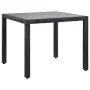 Juego de comedor de jardín 5 piezas de ratán sintético negro de , Conjuntos de jardín - Ref: Foro24-44088, Precio: 719,37 €, ...