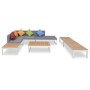 5-piece garden furniture set with aluminum and WPC cushions by vidaXL, Garden sets - Ref: Foro24-42870, Price: 923,65 €, Disc...