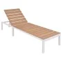 Set de muebles de jardín 5 piezas y cojines aluminio y WPC de vidaXL, Conjuntos de jardín - Ref: Foro24-42870, Precio: 908,94...