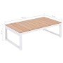 5-piece garden furniture set with aluminum and WPC cushions by vidaXL, Garden sets - Ref: Foro24-42870, Price: 923,65 €, Disc...