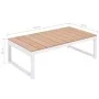 Set de muebles de jardín 5 piezas y cojines aluminio y WPC de vidaXL, Conjuntos de jardín - Ref: Foro24-42870, Precio: 908,94...