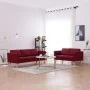 2-piece sofa set wine red fabric by , Sofas - Ref: Foro24-276857, Price: 759,77 €, Discount: %