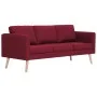 2-piece sofa set wine red fabric by , Sofas - Ref: Foro24-276857, Price: 759,77 €, Discount: %