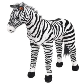 XXL black and white standing plush zebra by vidaXL, Stuffed animals - Ref: Foro24-91335, Price: 118,93 €, Discount: %