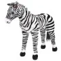 XXL black and white standing plush zebra by vidaXL, Stuffed animals - Ref: Foro24-91335, Price: 118,93 €, Discount: %