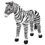 XXL schwarz-weißes stehendes Plüschzebra von vidaXL, Stofftiere - Ref: Foro24-91335, Preis: 117,78 €, Rabatt: %
