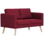 2-piece sofa set wine red fabric by , Sofas - Ref: Foro24-276857, Price: 772,67 €, Discount: %
