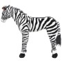 XXL schwarz-weißes stehendes Plüschzebra von vidaXL, Stofftiere - Ref: Foro24-91335, Preis: 117,78 €, Rabatt: %