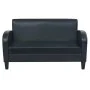 2 seater black artificial leather sofa by , Sofas - Ref: Foro24-245587, Price: 295,47 €, Discount: %