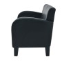 2 seater black artificial leather sofa by , Sofas - Ref: Foro24-245587, Price: 300,93 €, Discount: %