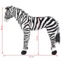 XXL black and white standing plush zebra by vidaXL, Stuffed animals - Ref: Foro24-91335, Price: 118,93 €, Discount: %