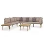 Juego muebles de jardín 4 piezas y cojines madera maciza acacia de , Conjuntos de jardín - Ref: Foro24-44239, Precio: 722,91 ...