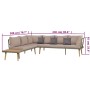 Juego muebles de jardín 4 piezas y cojines madera maciza acacia de , Conjuntos de jardín - Ref: Foro24-44239, Precio: 680,40 ...