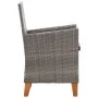 Garden chairs 2 units with gray synthetic rattan cushions by , Garden chairs - Ref: Foro24-46003, Price: 211,71 €, Discount: %