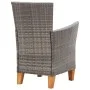 Garden chairs 2 units with gray synthetic rattan cushions by , Garden chairs - Ref: Foro24-46003, Price: 211,71 €, Discount: %