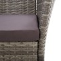 Gartenstühle 2 Einheiten mit grauen synthetischen Rattankissen von , Gartenstühle - Ref: Foro24-46003, Preis: 180,54 €, Rabat...