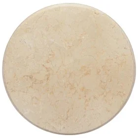Tischplatte aus cremefarbenem Marmor Ø50x2,5 cm von , Tischplatten - Ref: Foro24-149192, Preis: 114,82 €, Rabatt: %