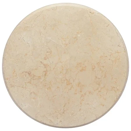 Tischplatte aus cremefarbenem Marmor Ø50x2,5 cm von , Tischplatten - Ref: Foro24-149192, Preis: 114,82 €, Rabatt: %