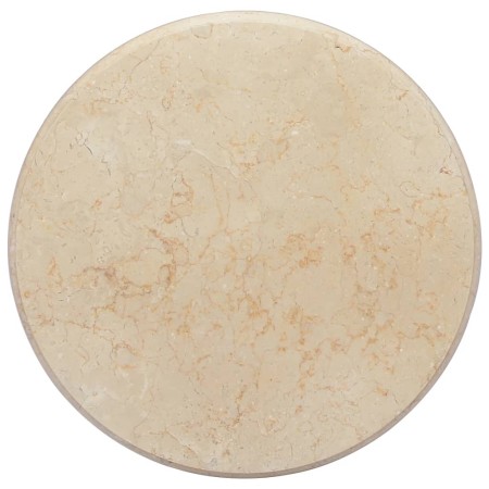 Tischplatte aus cremefarbenem Marmor Ø50x2,5 cm von , Tischplatten - Ref: Foro24-149192, Preis: 112,55 €, Rabatt: %