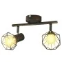 Spotlight with 2 black industrial style LED filament bulbs by , ceiling lights - Ref: Foro24-242266, Price: 28,60 €, Discount: %