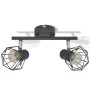 Spotlight with 2 black industrial style LED filament bulbs by , ceiling lights - Ref: Foro24-242266, Price: 28,60 €, Discount: %