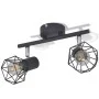 Spotlight with 2 black industrial style LED filament bulbs by , ceiling lights - Ref: Foro24-242266, Price: 28,60 €, Discount: %